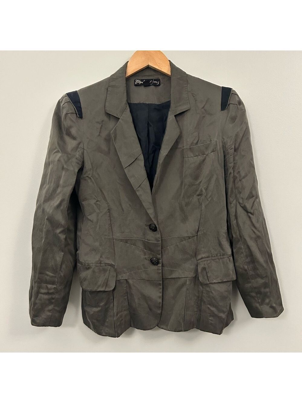 Elizabeth and James Silk Blend Jacket Size 6